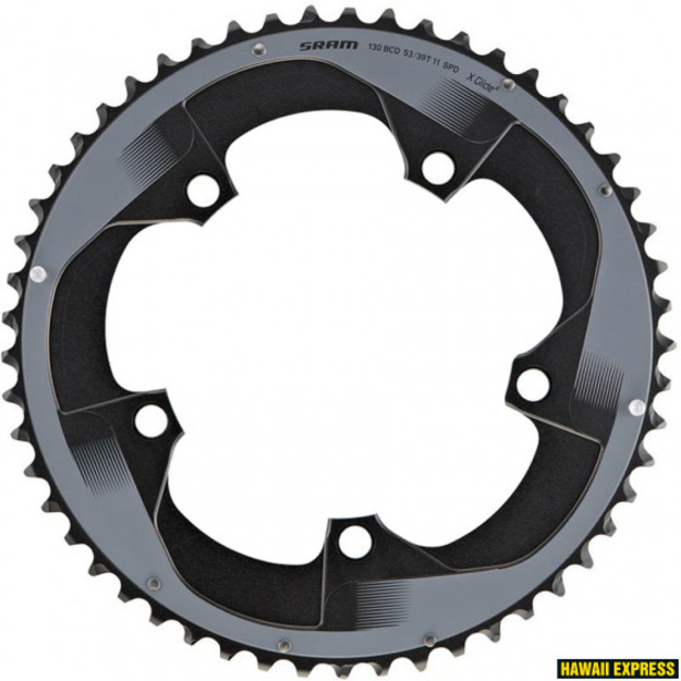 Priekinė žvaigždė SRAM Force 22 X-Glide R 53T 130 BCD 11g BB30/GXP juoda