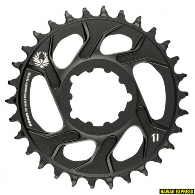 Priekinė žvaigždė SRAM Eagle X-SYNC 2 30T Direct Mount 6 mm ofsetas juoda