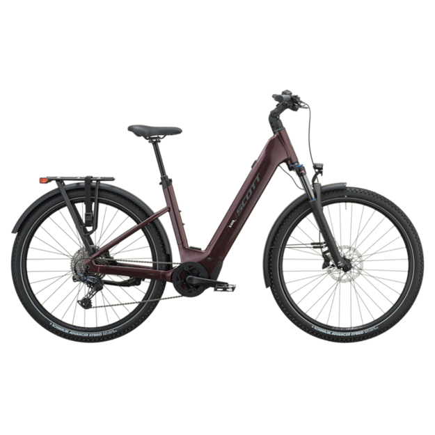 Bike 28  SCOTT AXIS 10 WAVE aubergine red