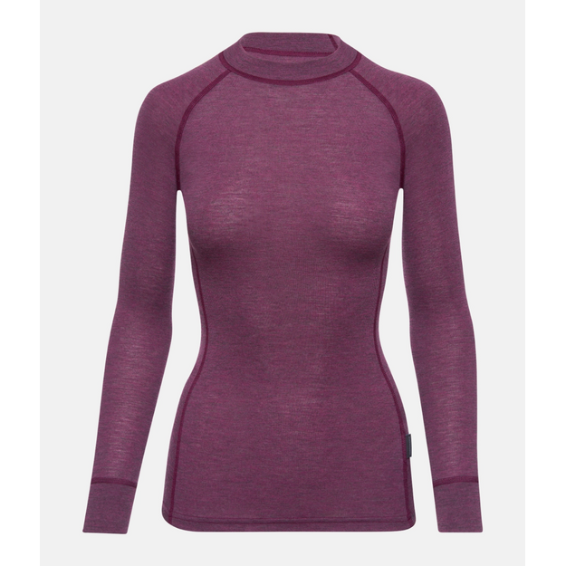 Termo mar&scaron;kinėliai Thermowave mot. Merino Active warm ilgom rankovėm rubino