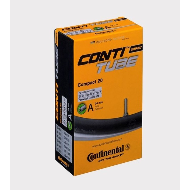 Dviračio kamera Continental Compact 20 Valve Auto 32/47-406/451