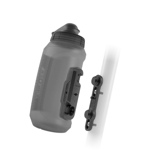 Fidlock Twist 750ml bottle + bike base black transparent