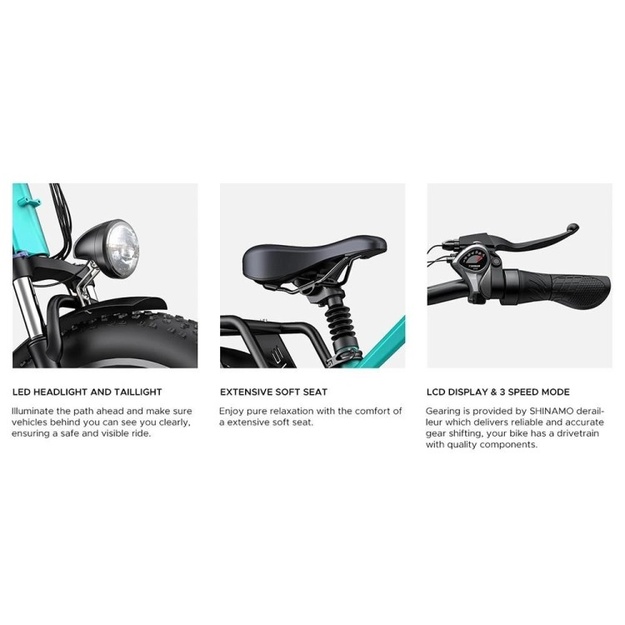Bicycle 26  electric Engwe E26 ST green