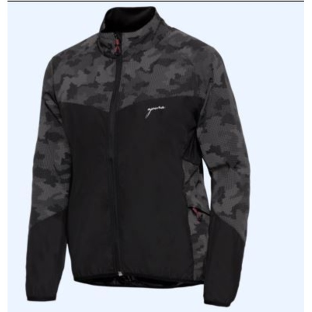 Rain jacket mot. Apura Barrier black/camouflage