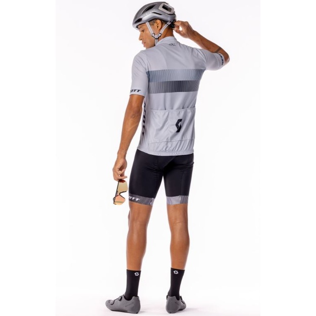 Short sleeve T-shirt Scott RC Team 10 SS light grey/dark blue