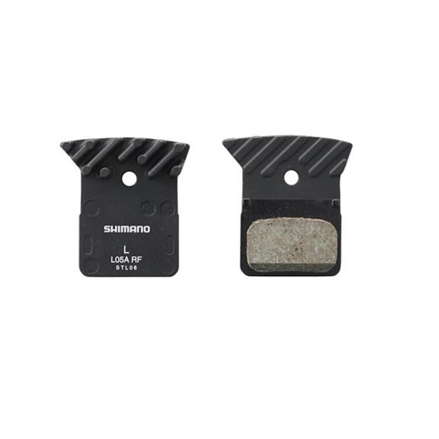 Brake pads Shimano L05A-RF Resin pad with fin and spring (pair)