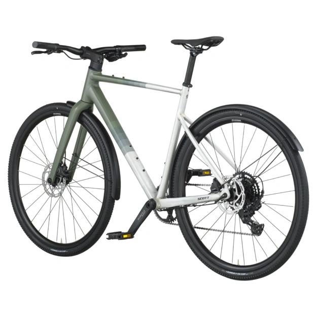 Dviratis 28  SCOTT METRIX 30 EQ alloy silver/wenge green Scott