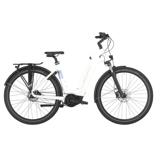 Dviratis 28  SCOTT SUB 40 BELT WAVE white scott