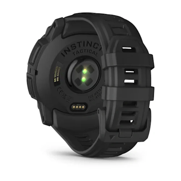 Garmin Instinct&reg; 3 &ndash; 50 mm, Solar, Tactical Edition i&scaron;manusis sportinis laikrodis (Juodos spalvos)