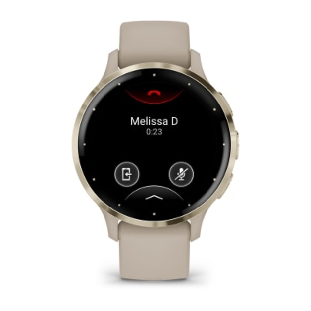 Garmin Venu&reg; 3S i&scaron;manusis sportinis laikrodis (&Scaron;viesaus aukso spalvos / Žalsvai pilkos spalvos)