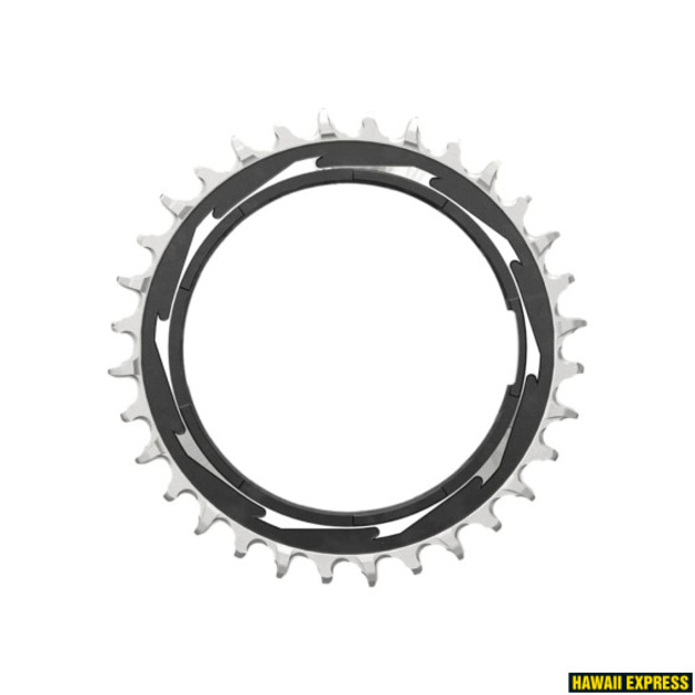 Priekinė žvaigždė SRAM XX SL T-Type 32T 3 mm ofsetas juoda/sidabrinė