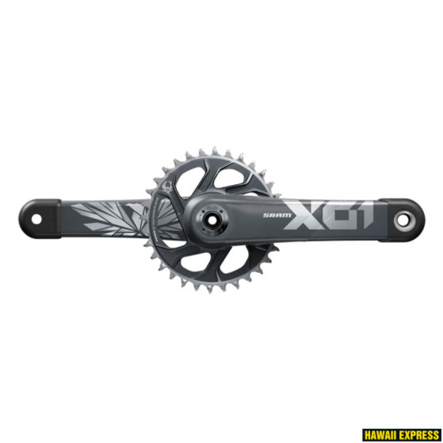 &Scaron;vaistiklis SRAM X01 Eagle C2 32T Direct Mount 170mm DUB 12g Polar