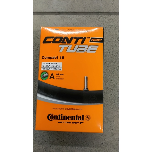 Continental Compact 16 Valve Auto 32/47-305/349 Bicycle camera