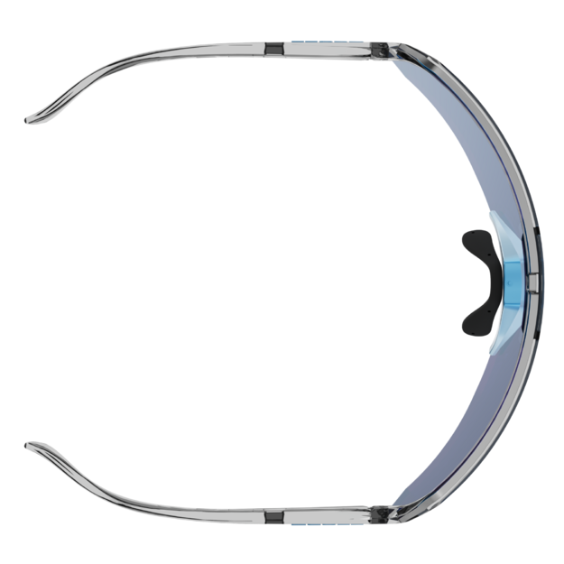 Akiniai Scott Sport Shield black/neon blue/AMP beryl blue chrome S3