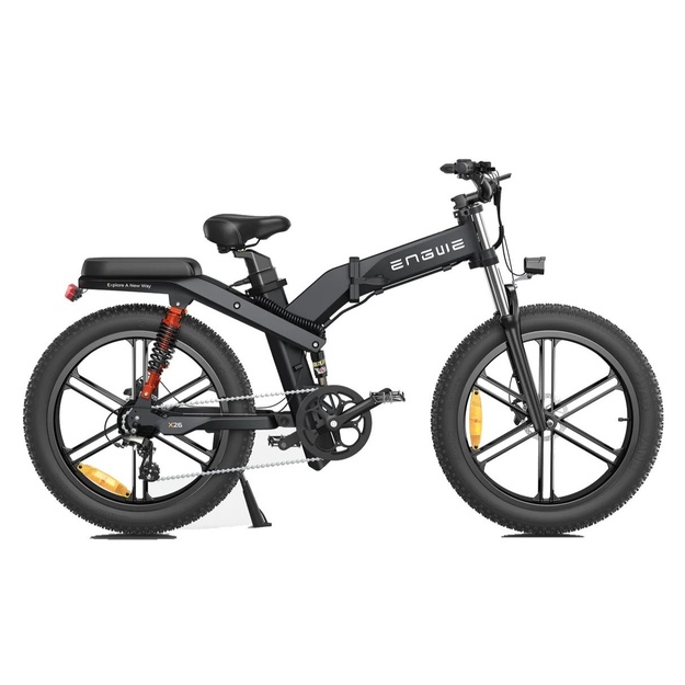 Bicycle 26  electric Engwe X26 double battery black