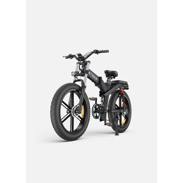 Bicycle 26  electric Engwe X26 double battery black
