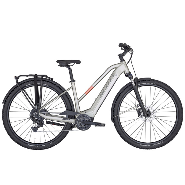 Dviratis 28  elektrinis Scott Sub Cross Eride 30 Lady EQ BOSCH Sistema 400wh pilkas 