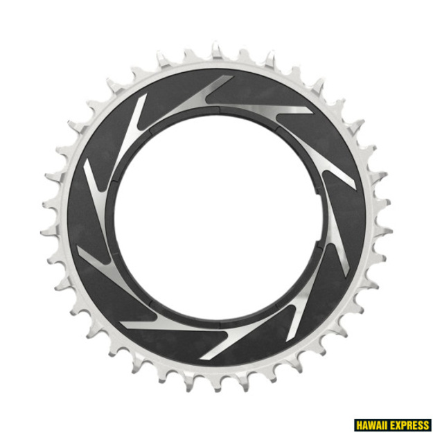 Priekinė žvaigždė SRAM XX SL T-Type 38T 0 mm ofsetas juoda/sidabrinė