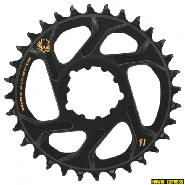 Priekinė žvaigždė SRAM Eagle X-SYNC 2 32T Direct Mount 3 mm ofsetas Boost auksinė