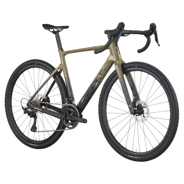 Dviratis 28  SCOTT ADDICT GRAVEL 40 kaki green/carbon black Scott