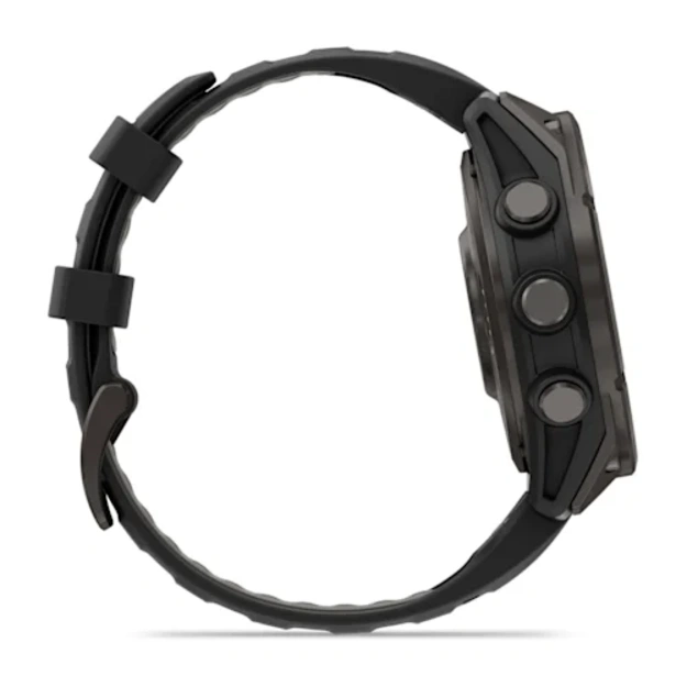 Garmin fēnix&reg; 8 Pro 47 mm, AMOLED Sapphire DLC Titanium i&scaron;manusis sportinis laikrodis (Pilkos anglies spalvos) 