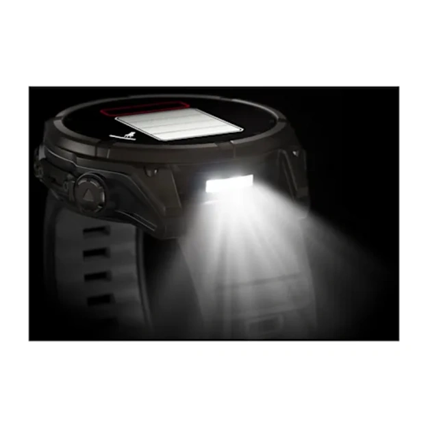 Garmin fenix 8 47mm Solar Sapphire i&scaron;manusis sportinis laikrodis (Juodos spalvos)