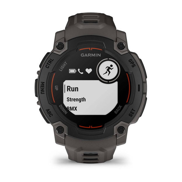 Garmin Instinct&reg; E &ndash; 45 mm i&scaron;manusis sportinis laikrodis (juodas)