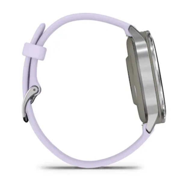 Garmin Venu 4 &ndash; 41 mm Sportinis i&scaron;manusis laikrodis (Lunar Silver)
