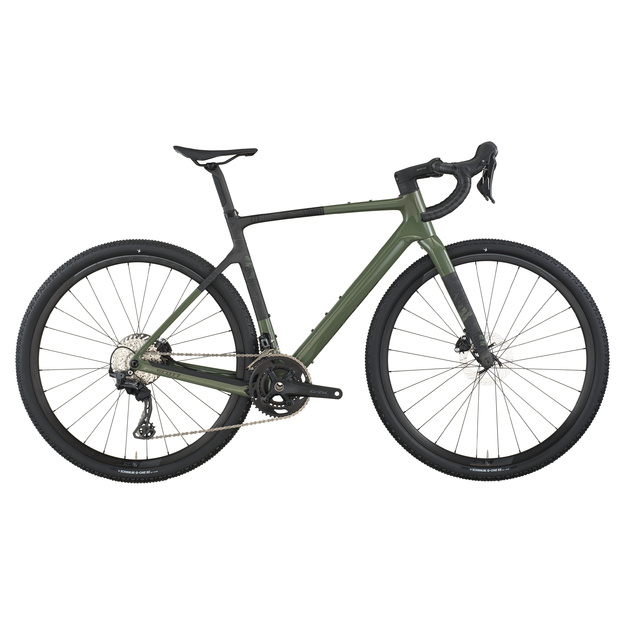 Dviratis 28  SCOTT ADDICT GRAVEL 40 wenge green Scott