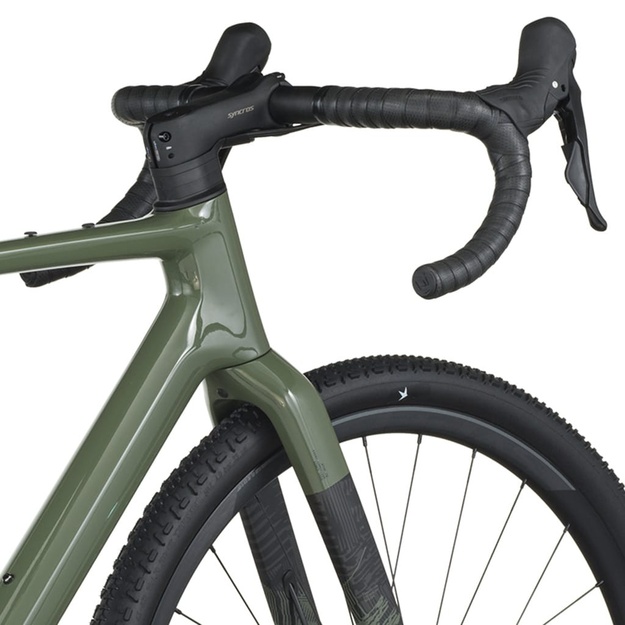 Dviratis 28  SCOTT ADDICT GRAVEL 40 wenge green Scott