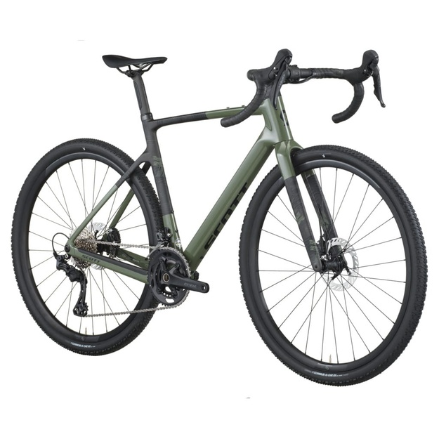 Dviratis 28  SCOTT ADDICT GRAVEL 40 wenge green Scott