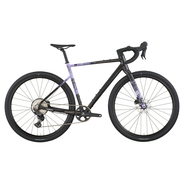 Dviratis 28  SCOTT SPEEDSTER GRAVEL 10 carbon black/tulip purple Scott