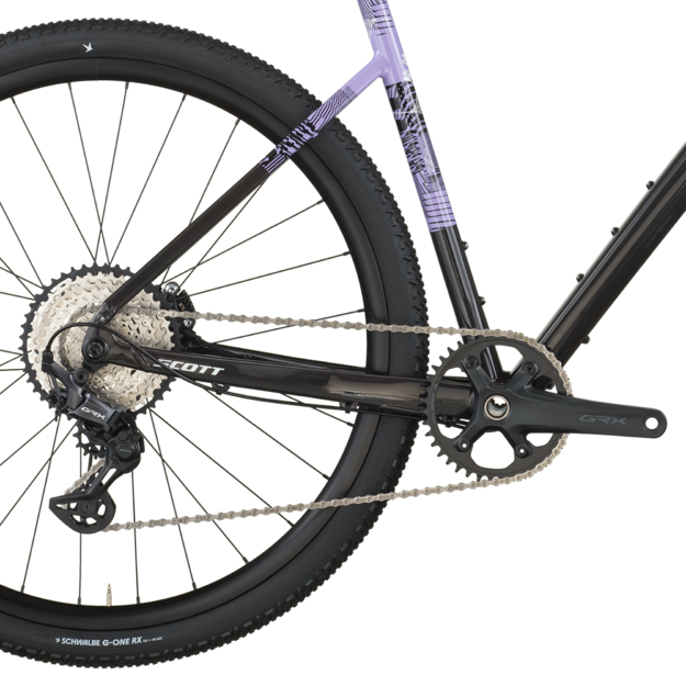 Dviratis 28  SCOTT SPEEDSTER GRAVEL 10 carbon black/tulip purple Scott