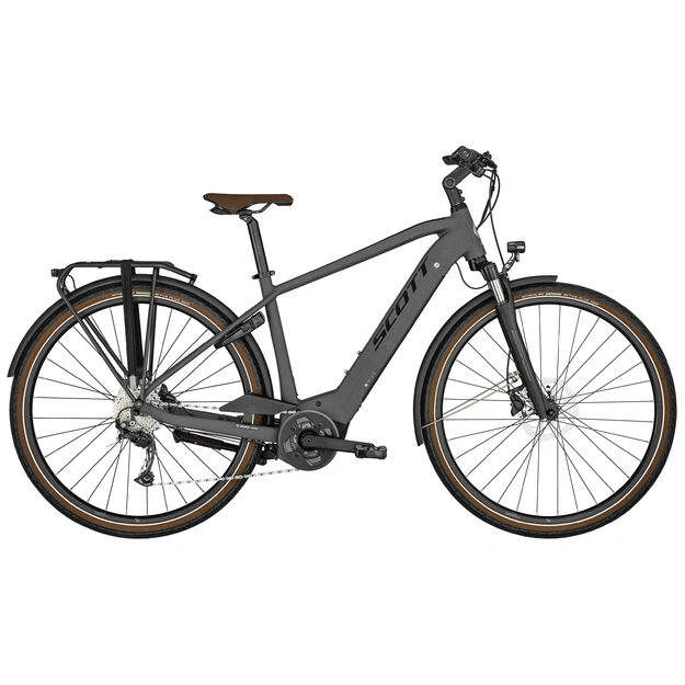 Dviratis 28  elektrinis Scott Sub Active eRIDE vyr. BOSCH Sistema 400wh t.pilkas 