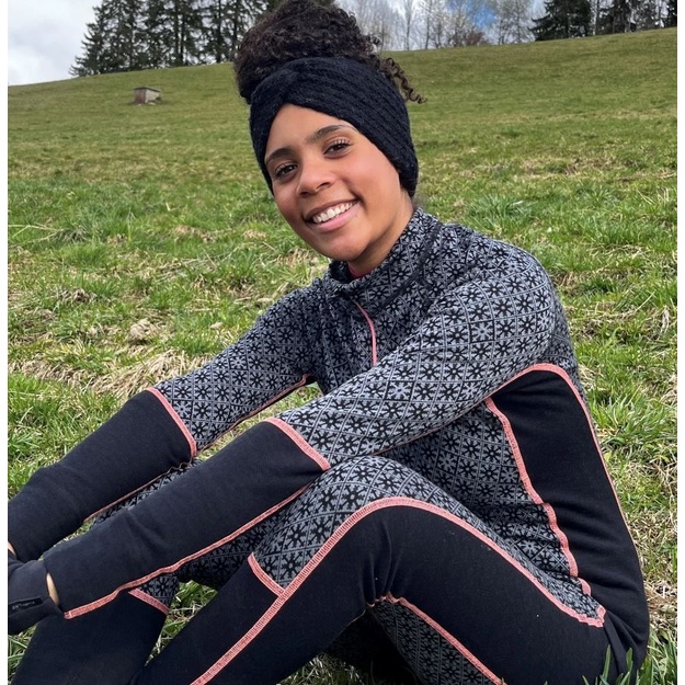 Thermowave mot. Merino Flow Long Sleeve Zippered Black