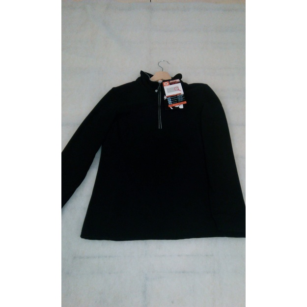 Jumper mot. fleece Iguana Powder ski black