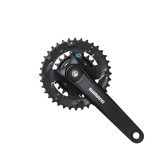 &Scaron;vaistiklis Shimano 7/8-Speed Black FC-M315-2 36/22T 175mm