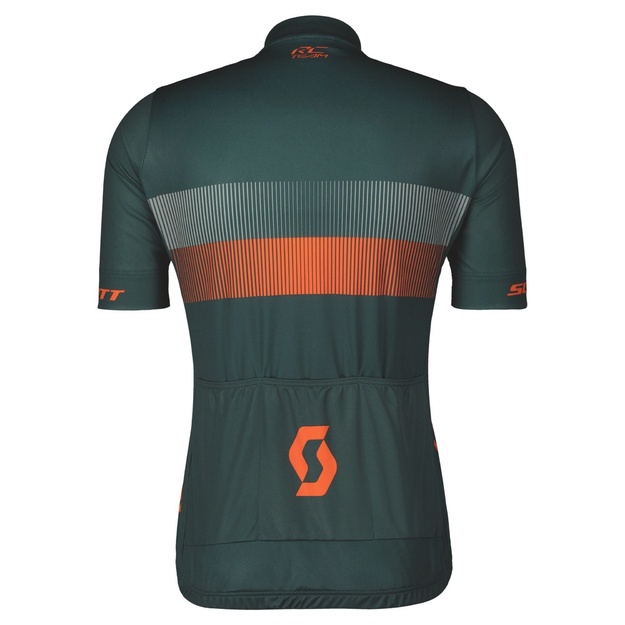 Short sleeve T-shirt Scott RC Team 10 SS aruba green/braze orange