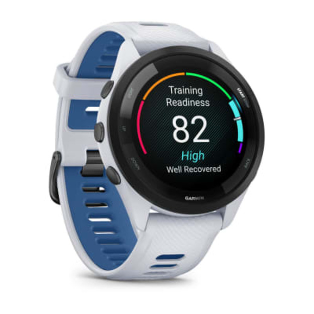 Garmin Forerunner 265 i&scaron;manusis sportinis laikrodis (Whitestone / Tidal Blue)