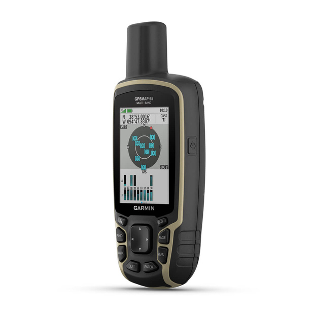 Garmin GPSMAP 65 Kelių dažnio juostų ir palydovinės navigacijos tinklų delninis įrenginys