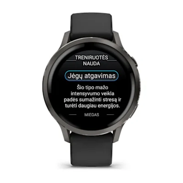 Garmin Venu&reg; 4 &ndash; 41 mm Sportinis i&scaron;manusis laikrodis (Lunar Slate)