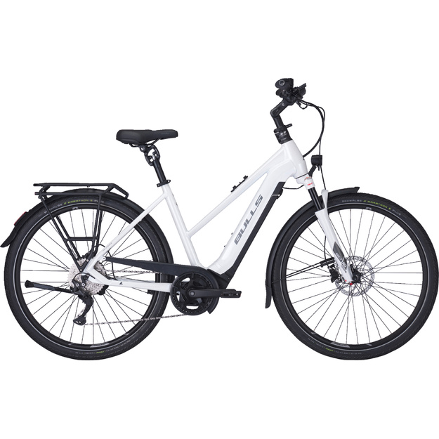 Dviratis 28  elektrinis Bulls Tourer EVO 10 trapez 555Wh baltas 