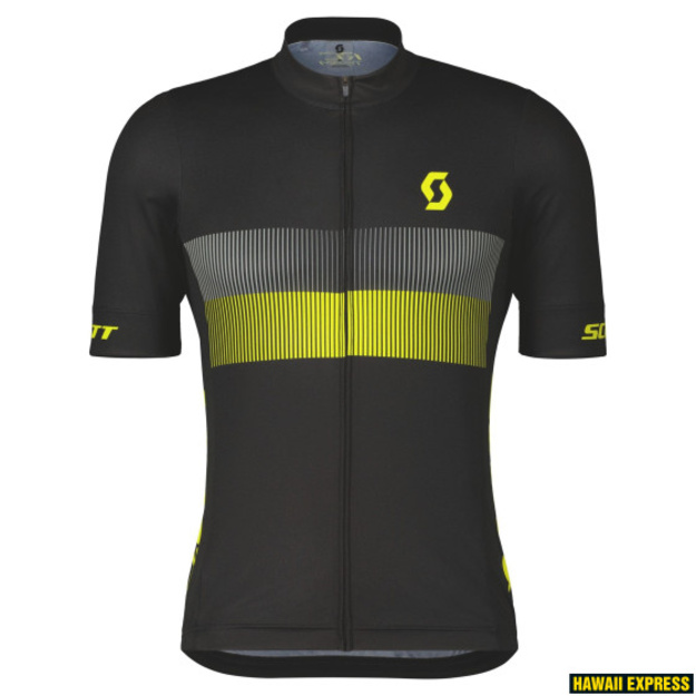 Mar&scaron;kinėliai vyr. trumpom rankovėm Scott RC Team 10 SS black/sulphur yellow