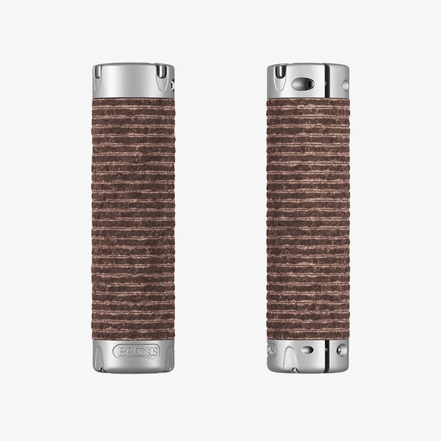 Brooks suede leather grips 130/130 Brown