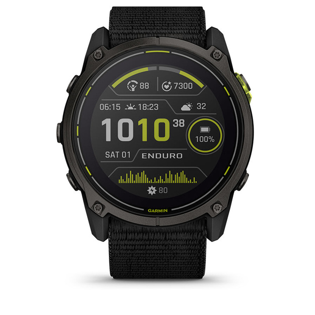 Garmin Enduro 3 DLC Titanium sportinis i&scaron;manusis laikrodis (Carbon Grey DLC Titanium)