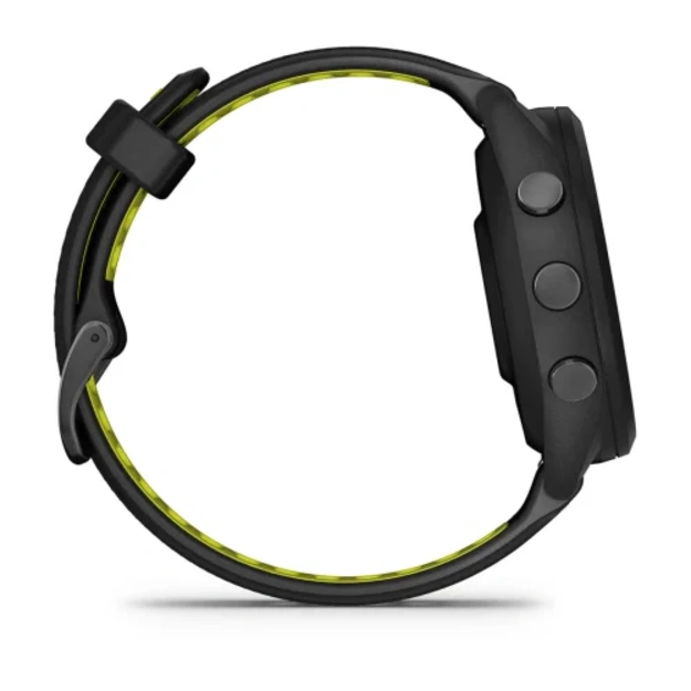 Garmin Forerunner 265S i&scaron;manusis sportinis laikrodis (Juodos / Amp yellow spalvos)