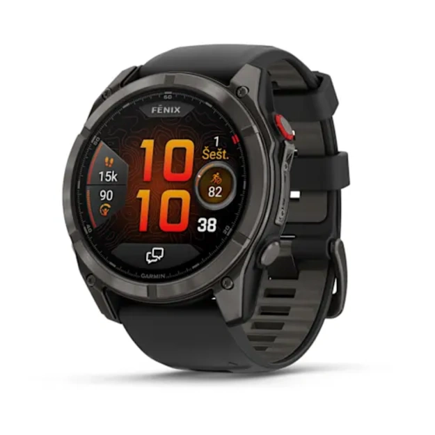 Garmin fenix 8 Pro 51 mm AMOLED Sapphire i&scaron;manusis sportinis laikrodis (Juodos spalvos)