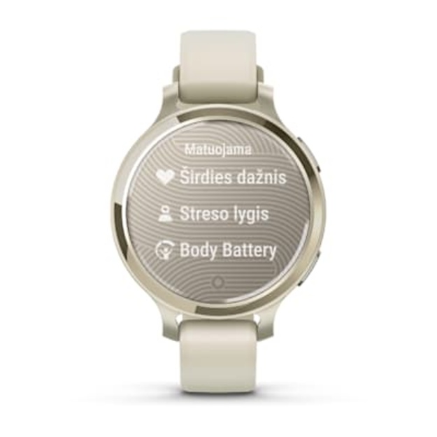 Garmin Lily&reg; 2 Active  i&scaron;manusis sportinis laikrodis (Pilk&scaron;vos aukso spalvos)