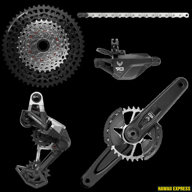 Pavarų grupė SRAM GX T-Type 170mm 12g