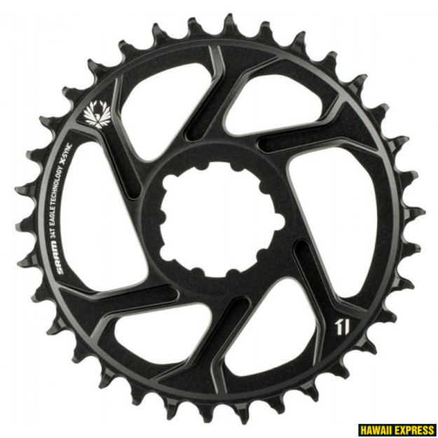 Priekinė žvaigždė SRAM Eagle X-SYNC 2 34T Direct Mount 3 mm ofsetas Boost juoda